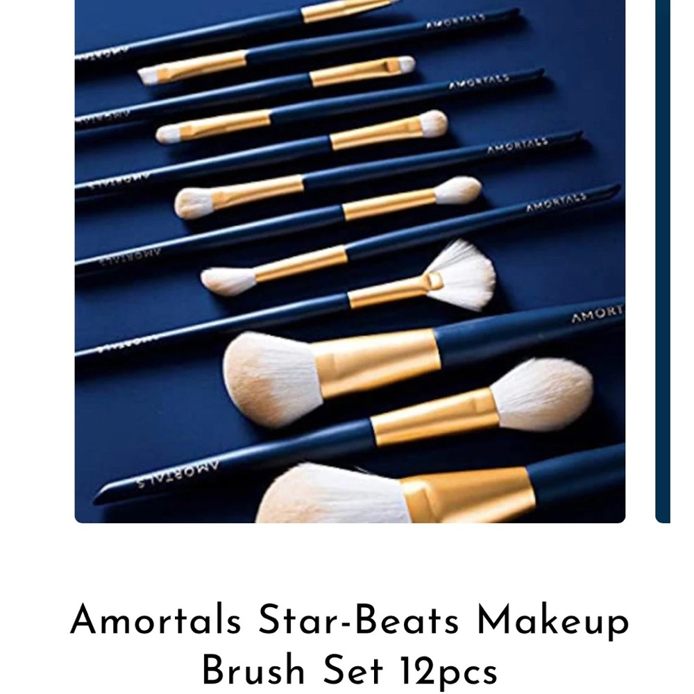AMORTALS Makeup premium brush set of 12 ❤️